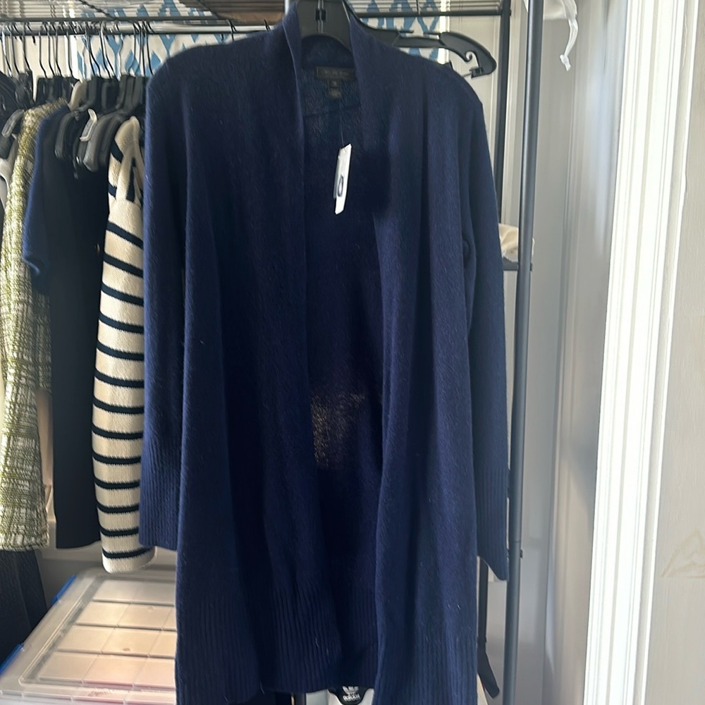 Saks Fifth Avenue Brand NWT Cashmere Cardigan Duster